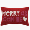 Merry As Can Be Hook Pillow by Ampersand