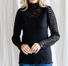 Lovely Lace Turtleneck Top
