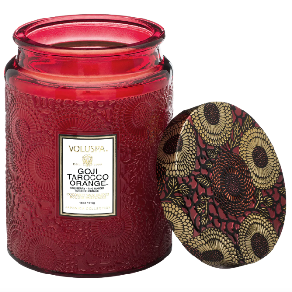 Goji Tarocco Orange Large Jar Candle