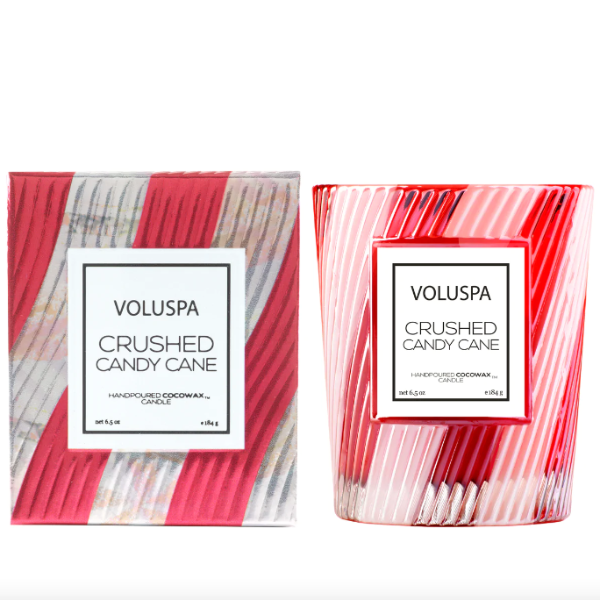 Crushed Candy Cane Classic Boxed Candle