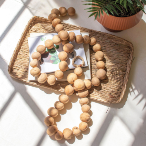 Dried Gourd Ball Garland