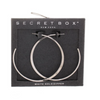 Secret Box Open Hoop Earrings