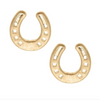 Claudia Horseshoe Stud Earrings