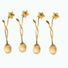 Brass Spoon w/ Flower Handles