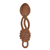 Hand-Carved Doussie Wood Spoon with Flower Handle