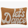 Let's Dance Hooked Pillow
