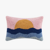 Sunset Hooked Pillow