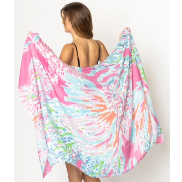 Milly Floral Print Scarf