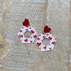 Heart Hex Earrings