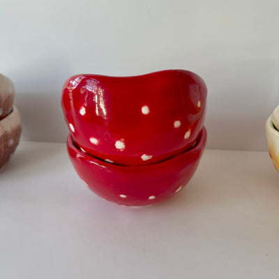 Ceramic Mushroom Bowls