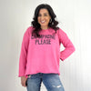 Champagne Please Sweater - PINK